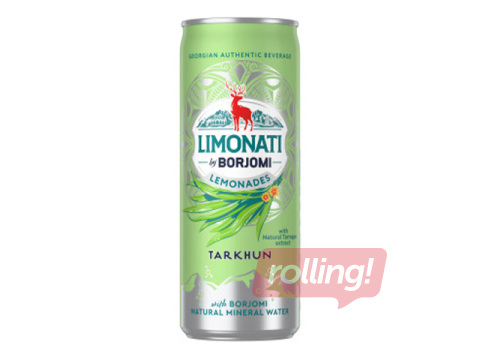 Gaseeritud jook Limonati by Borjomi estragoniga, purk, 330ml