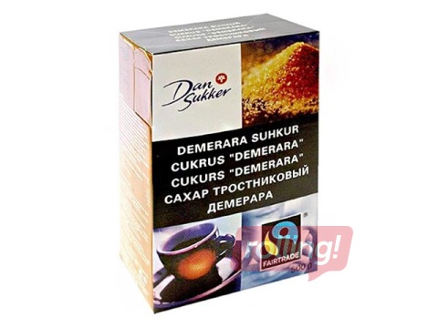 Pruun suhkur Dansukker, Demerara, 500g