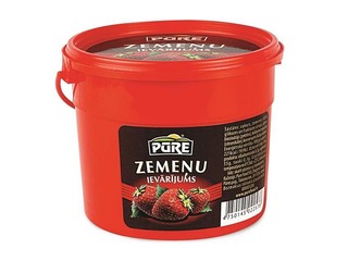 Strawberry jam Pūre, in a plastic bucket, 410g