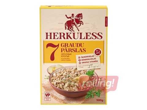 7-viljahelbed Hercules kliide ja linaseemnetega, 500g