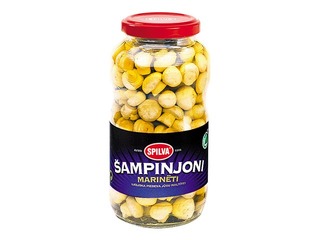 Pickled champignons Spilva, 720 ml