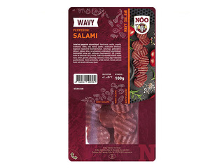 Wavy pepperoni salami, 100g