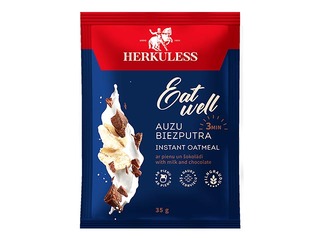 Kaerahelbepuder Herkuless, šokolaaditükkidegai, 35 g