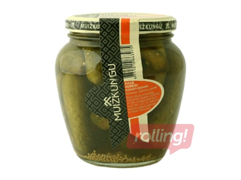 Marineeritud kurk, MUIŽKUNGU, meega maitsestatud, 530g