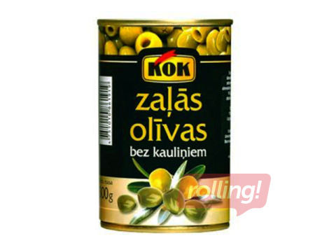 Oliivid, KOK, rohelised, ilma kivideta, 300g