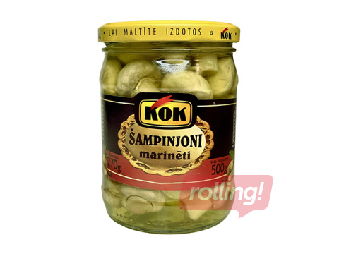Konserveeritud šampinjonid, KOK, 500g