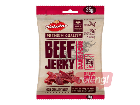 Liha suupiste Beef Jerky, BBQ, 35g