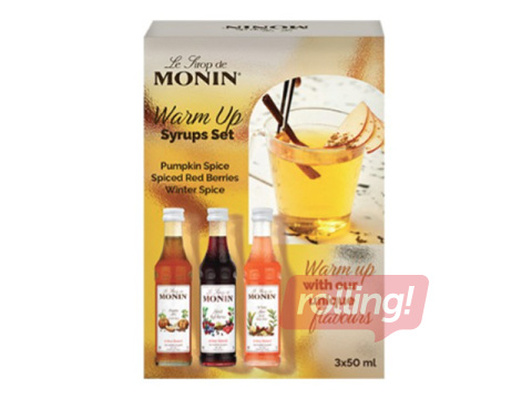 Monin siirupikomplekt Warm Up 3 tk x 50ml