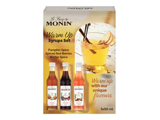 Monin siirupikomplekt Warm Up 3 tk x 50ml
