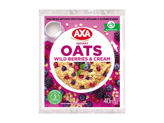 Kiirpudru kaerahelvestest, AXA, koore ja metsamarjadega, 40g