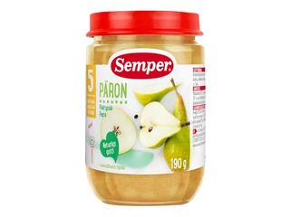 Pirnipüree Semper, alates 5 kuust, 190g (Miinimumtellimus 6 tükki.)