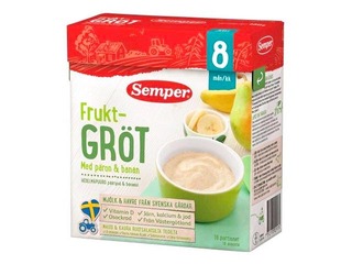 Puuviljapuder pirnide ja banaanidega Semper, alates 8 kuust, 480g