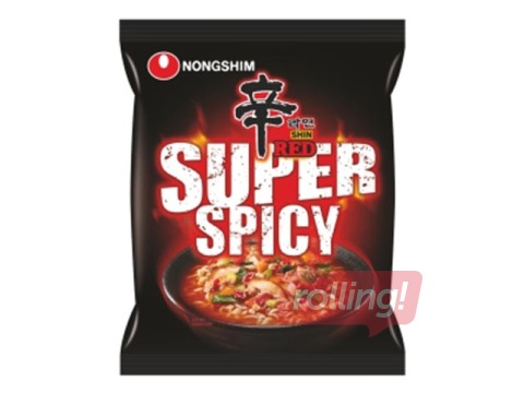 Kiirnuudlisupp Shin Red Nongshim, eriti vürtsikas, 120 g