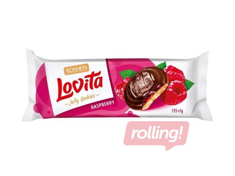 Küpsised Lovita vaarikaželeega, Roshen, 135 g