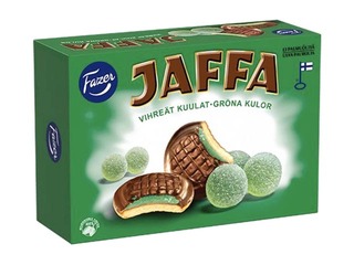 Küpsised rohelise marmelaadiga Jaffa, Fazer, 300 g