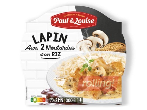 Küülik kahe sinepi ja riisiga, Paul&Louise, 300g