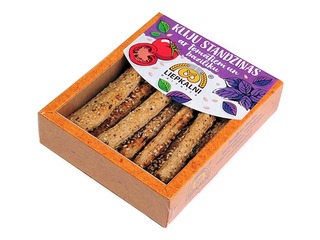 Cookies Bran sticks with tomatoes and basil, Liepkalni, 130 g
