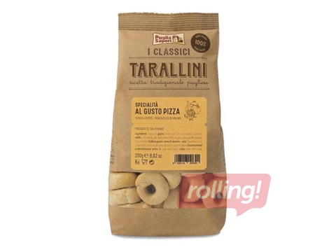 Itaalia suupiste Tarallini pitsamaitseline, 200 g
