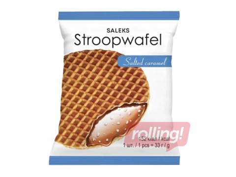 Stroopwafel, soolase karamellitäidisega, .33g