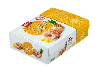Muffinid Daugulis, Zafira, ananassi tükkidega, 300g