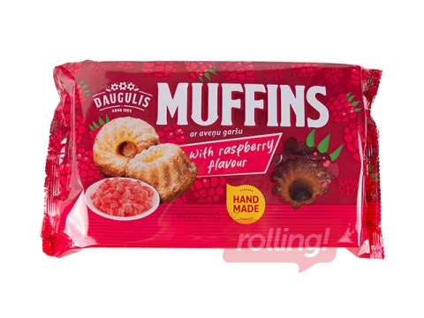 Muffins Daugulis, with raspberry flavor, 300g