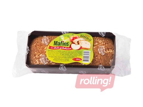Muffin Daugulis, õunatükkidega, 280g