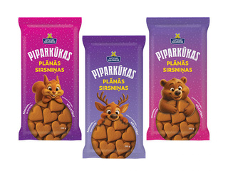 Õhukesed piparkoogi südamed, 350g