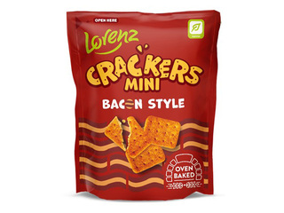 Küpsised Lorenz Mini, peekonimaitselised kreekerid, 100g