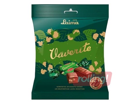 Šokolaadikommid Vāverīte, Laima, 160 g