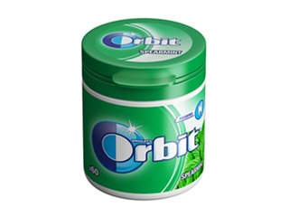 Närimiskumm Orbit Spearmint Sugarfree, 60 tk.