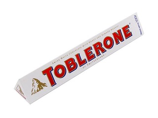 Toblerone valge šokolaad, 100g