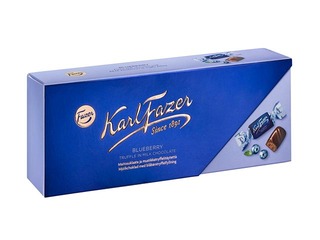 Šokolaadikommid Karl Fazer, mustikatrühvlitäidisega, 270g