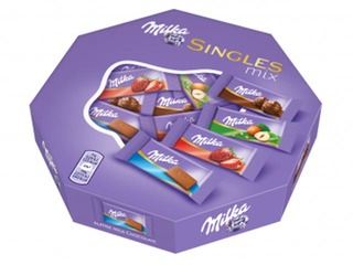 Набор шоколадных конфет Milka Mix Single, 138г