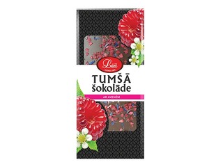 Tume šokolaad vaarikatega, Lāči, 80 g