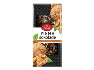 Pähklitega piimašokolaad, Lāči, 90 g