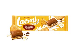 Šokolaad Lacmi küpsise ja karamelliga, Roshen, 295 g