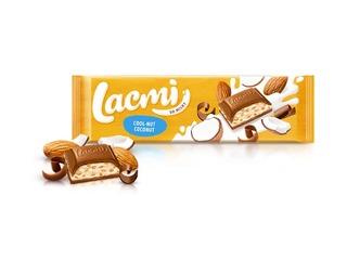 Piimašokolaad Lacmi mandlite ja kookosega, Roshen, 280 g