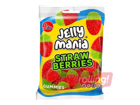 Tarretiskompvekid Jakes Sour Strawberries, 100 g