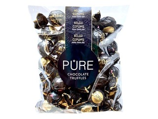 Pure Chocolate milk chocolate truffles with Belgian biscuit cream filling, 500g