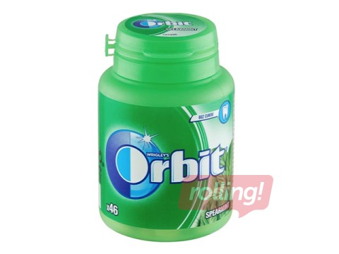 Chewing gum Orbit Spearmint in a can, 46 pcs.