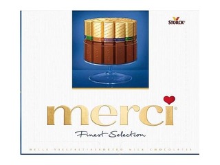 Молочный шоколад Merci, 250г.