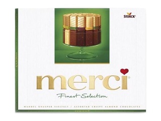 Шоколад отборный с орехами Merci, 250г