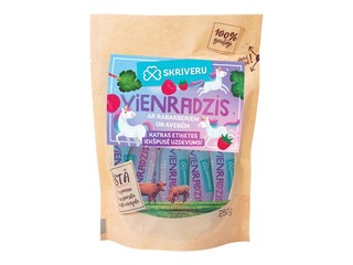 Kommid Ükssarvik rabarberi ja vaarikatega, Skrivera 250 g