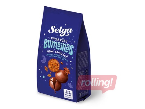 Ingveri maitselised piparkoogid Selga, piimašokolaadis, 150g