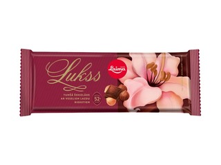 Tume šokolaad tervete sarapuupähklitega Laima, 190g