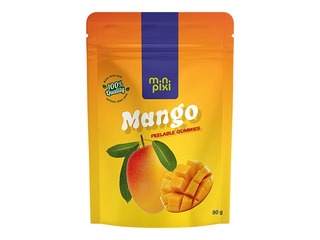 Želatiinimaitselised MiniPixi, Peelable Gummies, mango maitsega, 80g