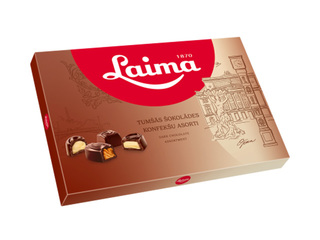 Tumeda šokolaadi kommide valik Laima, 215g