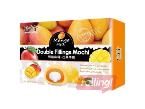 Riisi magustoit Moči, mango ja piima täidisega, 180g, 6 tk