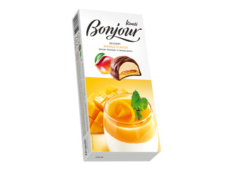 Kommid Bonjour Konti, mangomaitselised, 232g