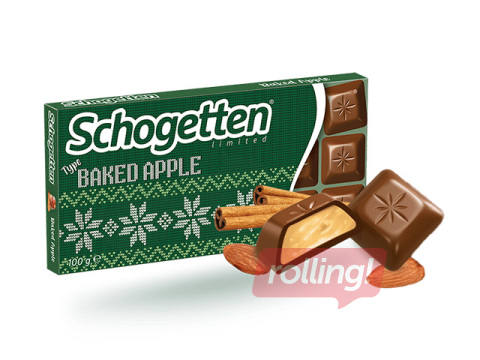 Šokolaad Schogetten Winter küpsetatud õuntega, 100g